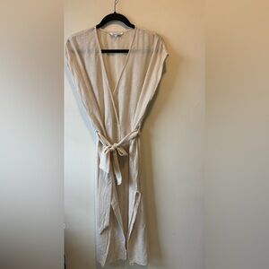 Blue Island Beige Tan Textured Dress